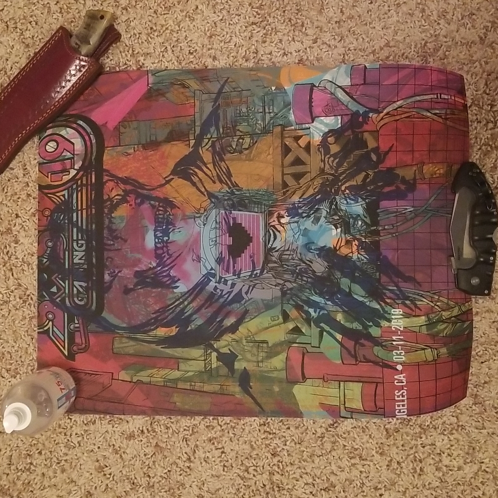 SXSW 19 Gaming test sheet/poster
